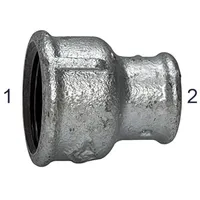 Riegler Muffen 240, IG/IG, Rp 1, Rp 3/8, schw.