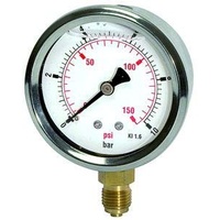 Riegler Glyzerinmano »pressure line«, G 1/4 u., 0-600,0 bar/8500
