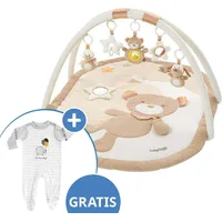 Fehn 3D Activity-Decke Teddy - Rainbow + GRATIS Strampler