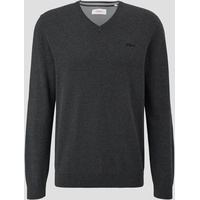 S.Oliver Herren, 2143174 Pullover, 98W2 grau, M