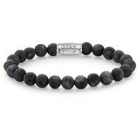 Rebel & Rose Matt Grey Seduction Armband aus Edelstahl