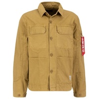 Alpha Industries Color Block Überhemd Khaki S