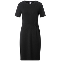 STREET ONE Damen A143923 Festliches Jersey Kleid, Schwarz, 42