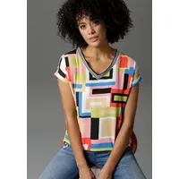 Aniston CASUAL T-Shirt, im Material- und Mustermix Aniston CASUAL