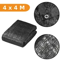 PRO PLUS Schattentuch Netz 4 x 4m Sonnenschutz Ösen