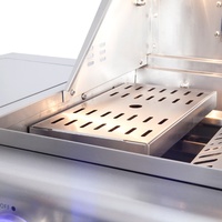 All'Grill Smokebox Edelstahl 18 x 31 cm weiß