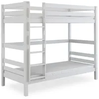 Betten-ABC Bubema Jona Kinder Etagenbett/Hochbett, Buche massiv, natur oder