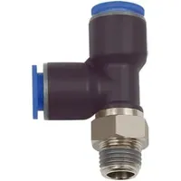 Riegler T-Steckverschr. »Blaue Serie«, L-Form, drehbar, R 1/2 a.,