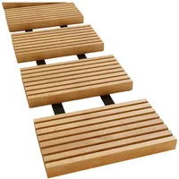 Holz4home® holz4home Rollweg Gartenweg aus Lärche Holztritte für Garten