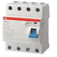 ABB F204A-40/0,03/400H FI-Schutzschalter 4P, Typ A, 40A, 30mA, 400Hz