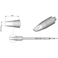 Jbc Lötspitze Serie C470, Meißelform, C470009/5,5 x 1,5 mm,