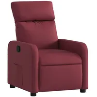 VidaXL Relaxsessel Weinrot Stoff