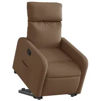 VidaXL Relaxsessel mit Aufstehhilfe Braun Stoff