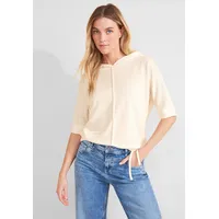 STREET ONE Damen T-Shirt mit Kapuze lucid white 46