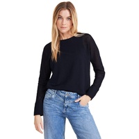 STREET ONE Damen 2in1 Langarmshirt deep blue 40 -