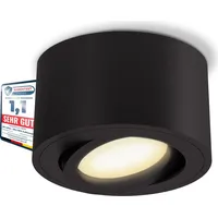 SSC-LUXon CELI-1BM LED Aufbauspot schwarz dimmbar und schwenkbar LED