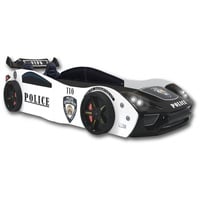 Aileenstore Autobett "Police" + Sportsitze Spielbett für Kinder 90x200