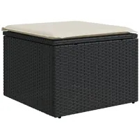 VidaXL Gartenhocker mit Kissen 55 x 55 x 37