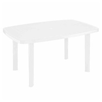 Gartentrends Gartentisch >Faro< in weiß, Kunststoff - 140x72x90cm (BxHxT)