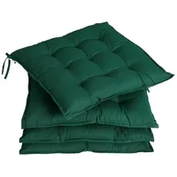 DETEX Sitzkissen Stuhl 4er Set 55% Baumwolle Wasserabweisend 44x44cm