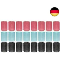 MIJOMA 24-tlg Set Haftwickler Klettwickler - Selbsthaftende Haarwickler für