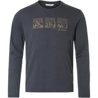 Vaude Rosemoor Iii Langarm-t-shirt - Black / Oat -