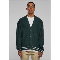URBAN CLASSICS Sporty Box Strickjacke Bottle Green XL