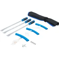 BGS Technic Reifen-Montiereisen- und Kantenschutz-Satz für Motorräder 13-tlg