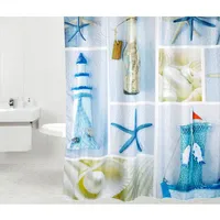 Sanilo Duschvorhang Meeresbrise 180 x 200 cm blau