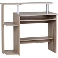 FineBuy Computertisch 94x90,5x48,5 cm Schreibtisch Modern mit Tastaturauszug -