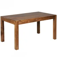 FineBuy Esstisch Sheesham Massivholz Küchentisch Esszimmer Groß - Braun