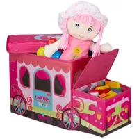 Relaxdays Sitzbox »Unicorn« pink