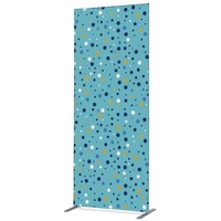Showdown Displays Showdown Raumteiler 85x200cm Punkte bl