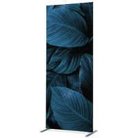 Showdown Displays Raumteiler 85x200cm Blätter bl