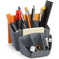 CEP Schreibtisch-Organizer Mineral grau Polystyrol 6 Fächer 14,3 x