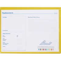 BOI Patienten-Dokumentationsmappe Professional-Line DIN A4 quer gelb