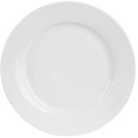 Home4You Dessertteller, Weiß - Bone China - Ø 20