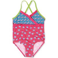 Playshoes UV-Schutz Badeanzug Mädchen Schwimmanzug Badebekleidung, Blumen, 98/104