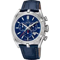 Jaguar Executive J857/B Leder blau 44 mm J857/B