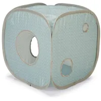 Beeztees Kitten Kubiko, Katzenhaus, blau, 35x35x35 cm