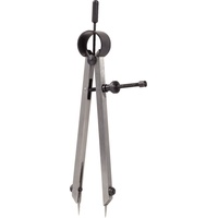 KS Tools Präzisions-Feder-Spitzzirkel mit auswechselbaren Spitzen, 130mm