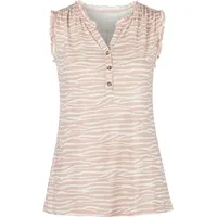 LASCANA Rüschentop Damen rosé-bedruckt Gr.44/46