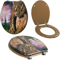 Grafner Grafner® WC-Sitz aus MDF Tree mit Absenkautomatik