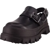 Buffalo Aspha Clog Snd Damen Vegan Box Black -