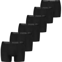 Puma Herren 6er Pack BASIC BOXER 6P ECOM Schwarz