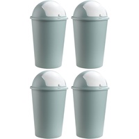 Home4You Abfalleimer 4er Set 50 Liter, Ø 40 cm