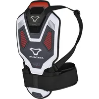 Macna Vault, Rückenprotektor Level 2 - Schwarz/Weiß/Rot - S