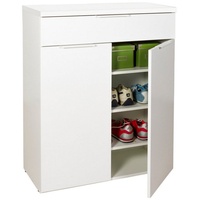 Composad Kommode - weiß Hochglanz 82 x 102 cm