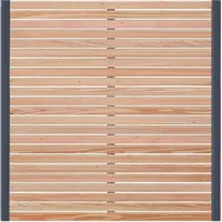 Endorphin Endorphin® Gartenzaun, Rhombus-Sichtschutzzaun Lärche 8x Elemente (180x180cm) |