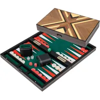 Philos 1184 - Backgammon Psara, medium, Buche, Filzinlett, klappbar